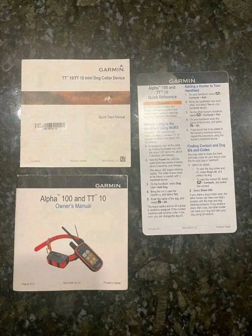 Pack Garmin Télécommande Alpha 100 et Collier TT15 Mini