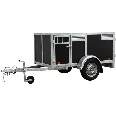 Remorque-4-chiens-marron-BW-Trailers-3.jpeg Remorque Canine 4 Chiens BW Trailers - Coloris Marron