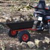 Remorque plastique Quad basculante